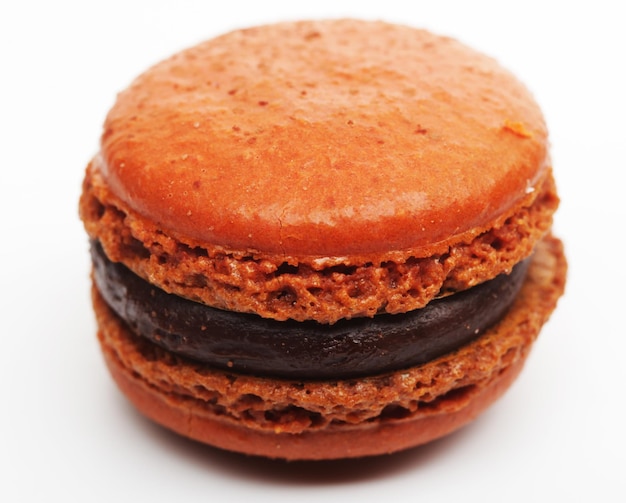 Macaroon francês de laranja