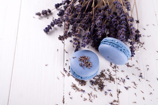 Macaroons de lavanda doce