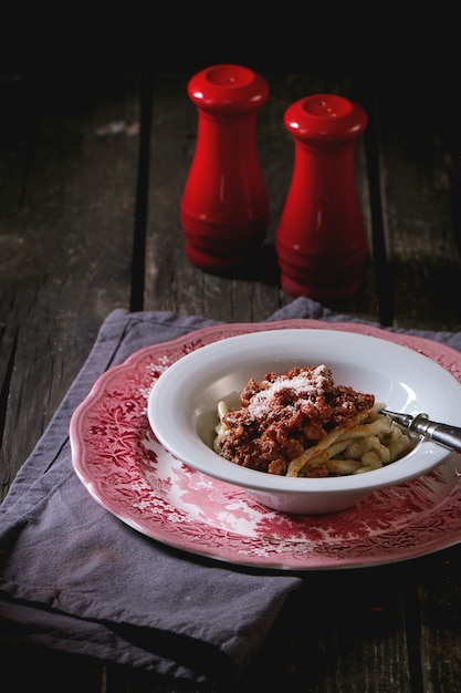 Macarrão a bolonhesa