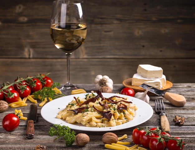 Macarrão com queijo