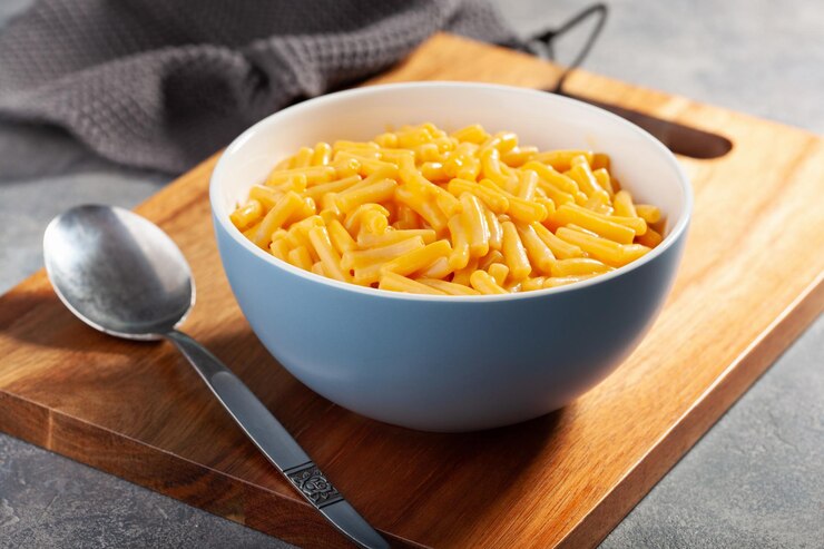 Foto macarrão cremoso americano e macarrão com queijo