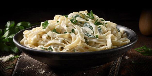 Macarrão Fettuccine Alfredo