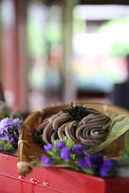 Macarrão Soba, Macarrão Soba Frio, Molho Japonês, Comida Japonesa