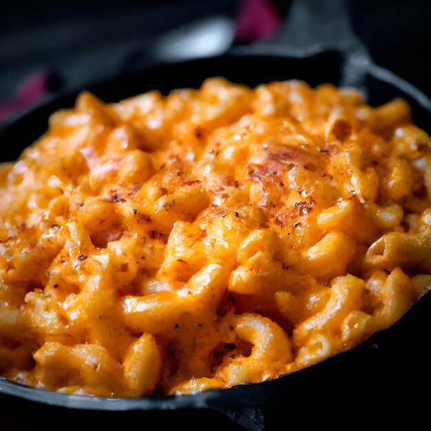 Macarrones con queso y miso