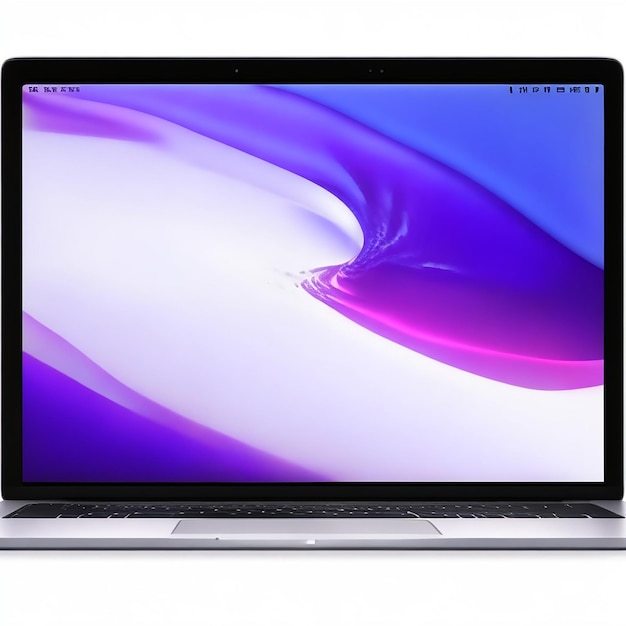 Foto macbook pro laptop mit m2-chip