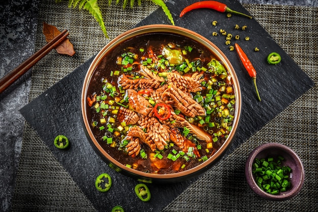 Maceta de secado de flores de riñón picante