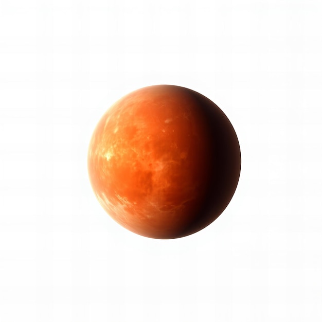 Machen Sie den Planeten auf weißem Hintergrund isoliert