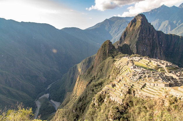 Machu picchu, cusco, peru, américa do sul.