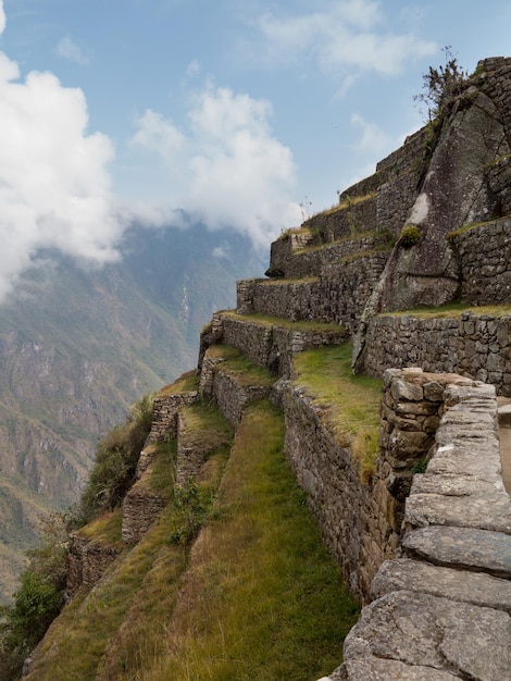 Machu Picchu en la región de Cusco de Perú