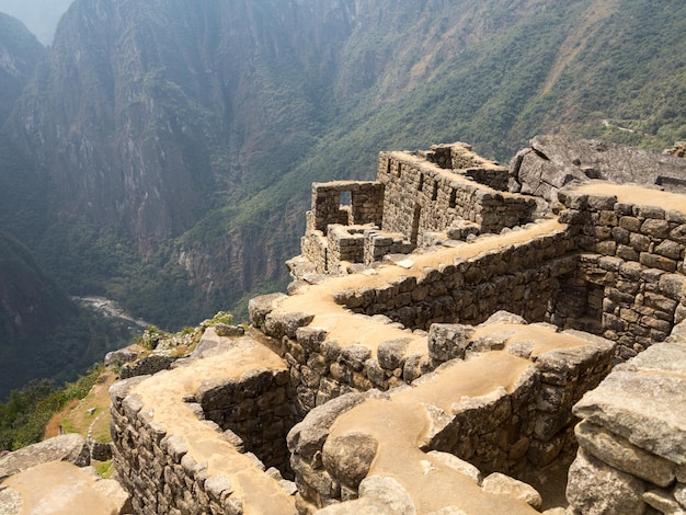 Machu Picchu en la región de Cusco de Perú