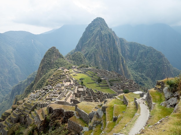 Machu Picchu en la región de Cusco de Perú