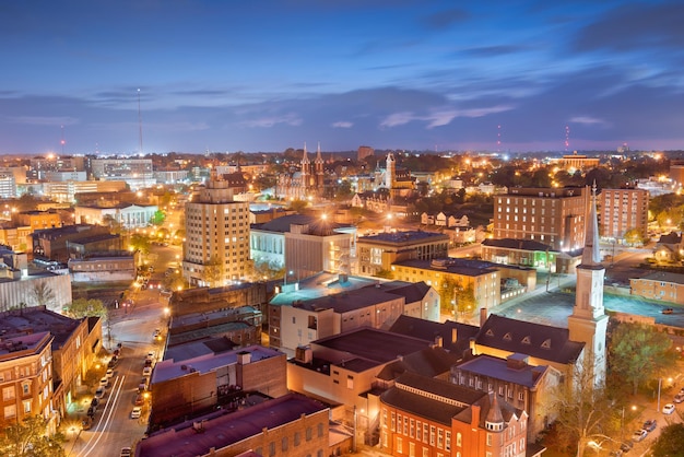 Macon Georgia USA Innenstadt Skyline