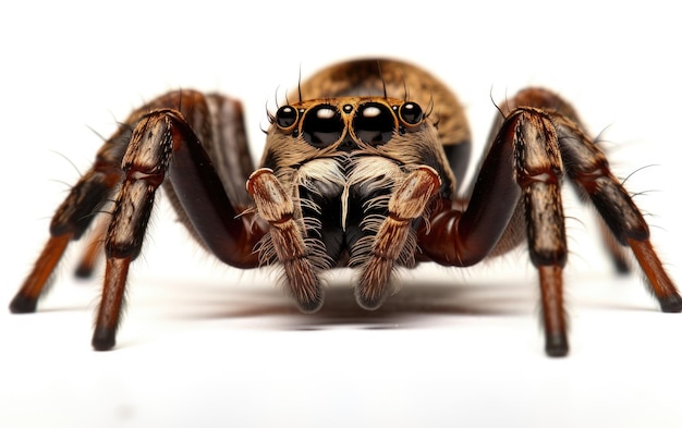 Macro de araña saltarina multifocal