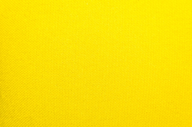 Macro de uso de cor amarela de superfície de tecido tecido textura para plano de fundo