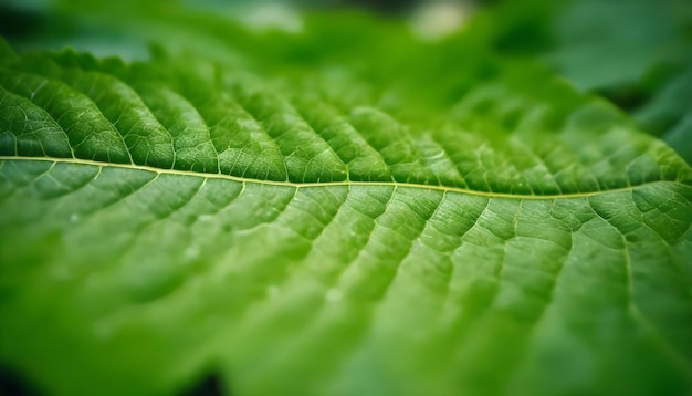 Macro folhas verdes de fundo