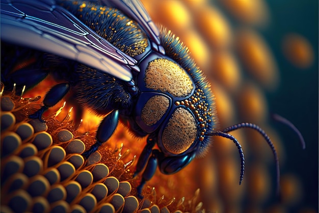 Macro de un insecto