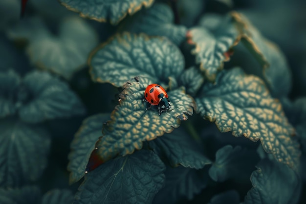 Foto la macrobiota de la mariposa es una planta hermosa.