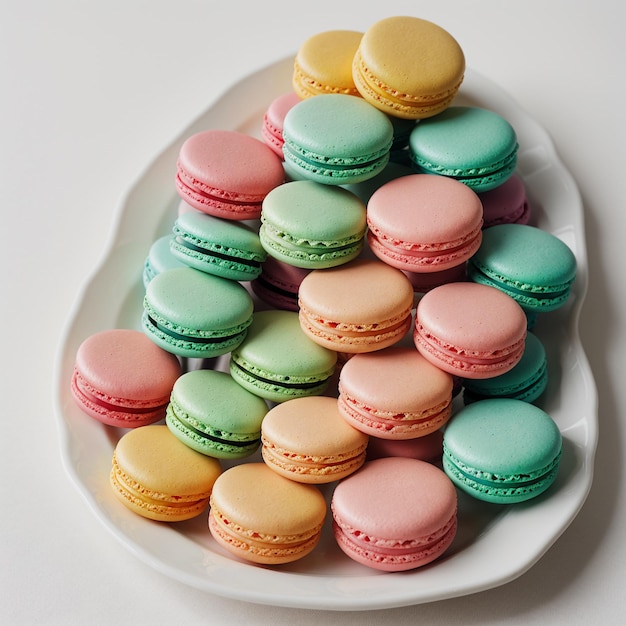 Macrons coloridos