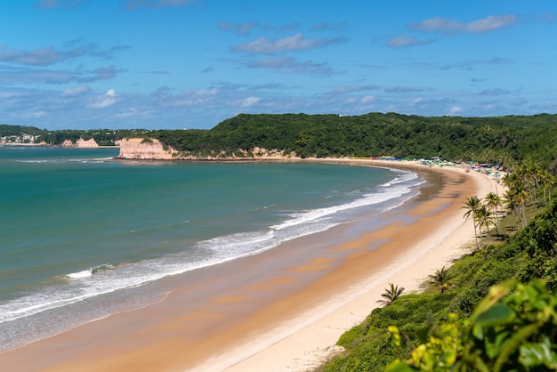 Madeiro Strand Tibau do Sul in der Nähe von Pipa Strand und Natal Rio Grande do Norte Brasilien