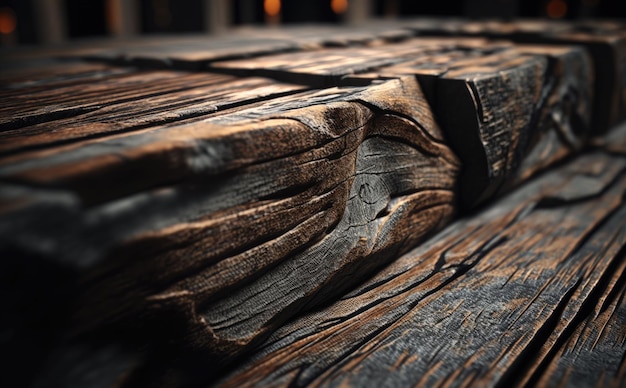 Una madera de cerca. Fondo de madera. textura de madera IA generado