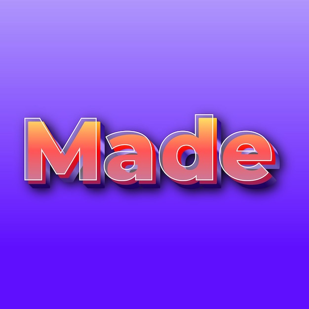 MadeText-Effekt JPG-Hintergrundkartenfoto mit violettem Farbverlauf