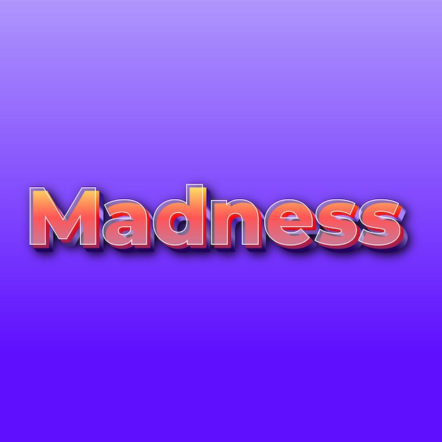 MadnessText-Effekt JPG-Farbverlauf lila Hintergrundkartenfoto