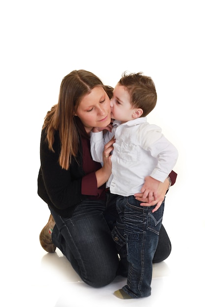 Foto madre e hijo