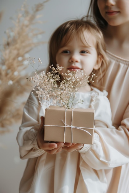 Madre y el hijo de su familia momento feliz