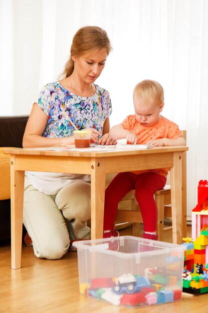 Madre y su hijo