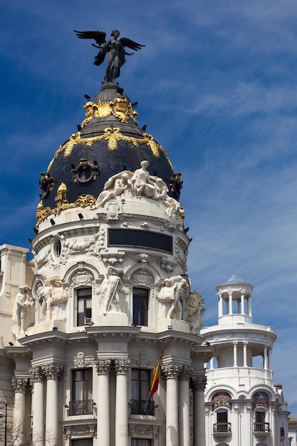 Madri espanha famosa estátua gran via