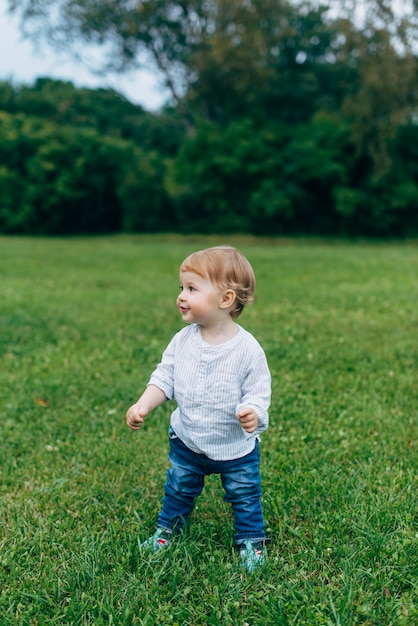 Mãe, com, dela, filho, um passeio