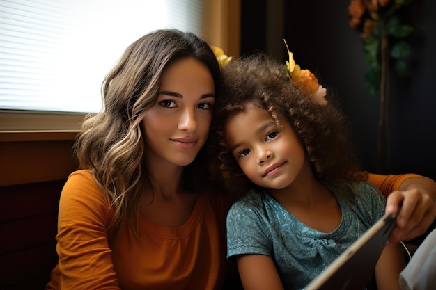 Foto mãe e filha latinas