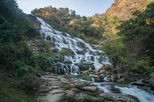 Mae Ya Wasserfall Doi Inthanon Nationalpark in Chiang Mai Thailand