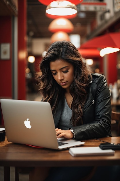 Mädchen arbeiten mit Laptops