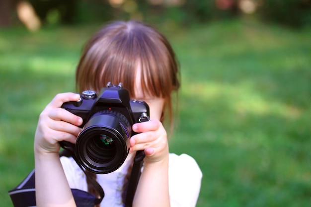 Mädchen fotografiert