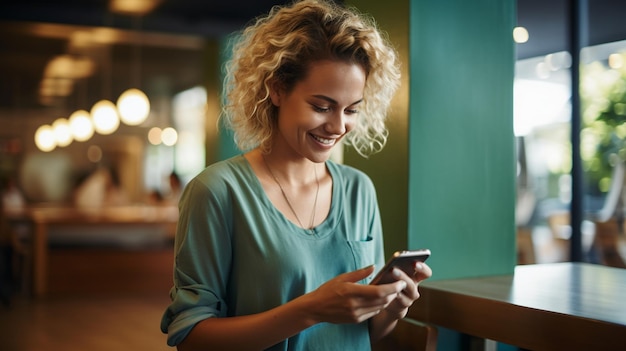 Mädchen mit Telefon