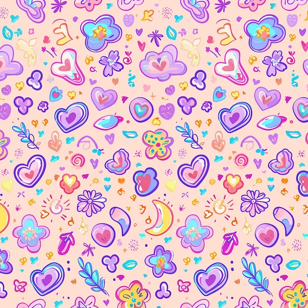 Mädchen-Muster für ein Reddit-Banner