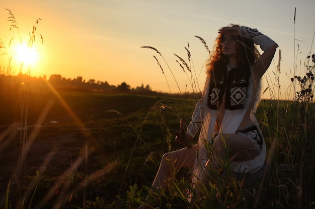 Mädchenkleidung Amazonas Natur Sonnenuntergang