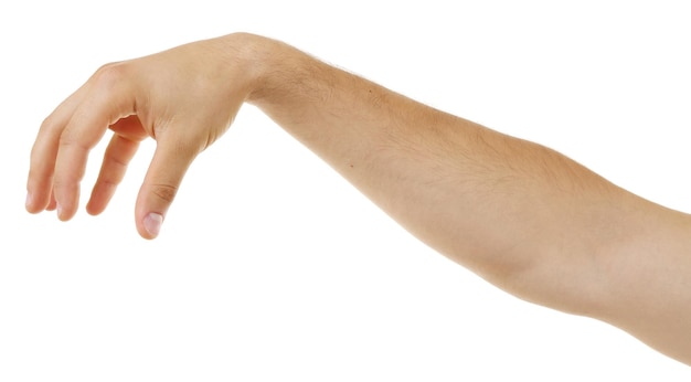 Männliche Hand aus nächster Nähe