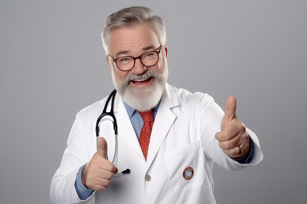 Männlicher Arzt im Alter