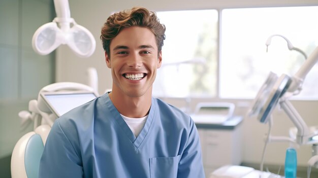 männlicher Zahnarzt Zahnforscher Zahnärzte Zahnarzt Odontologe