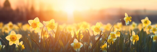 Märchenblumen auf dem Feld