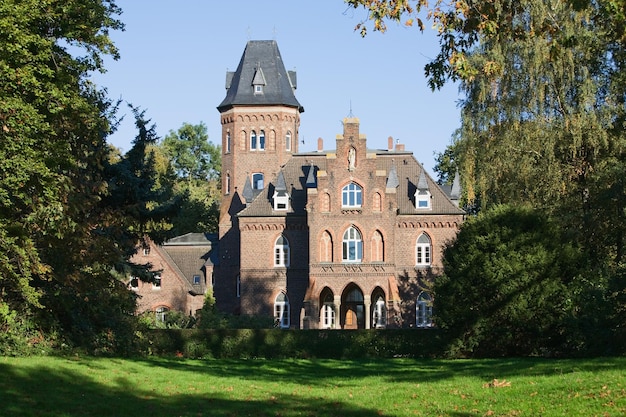 Märchenschloss im Park Marienburg, Monheim am Rhein, Nordrhein-Westfalen, Deutschland