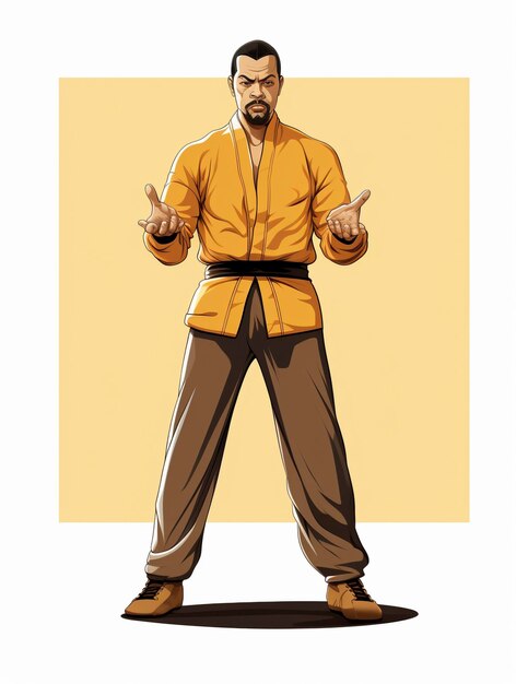 El maestro del kung fu.