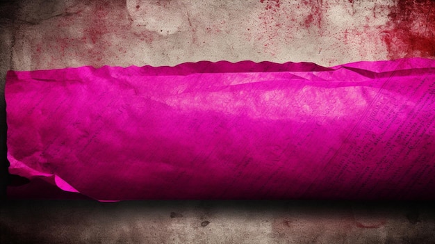 Magenta velho grunge rasgado cartazes de colagem vintage rasgados textura de superfície de papel amassado