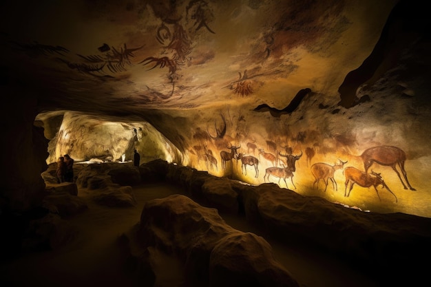 Magia pré-histórica ganha vida em Lascaux France generative IA