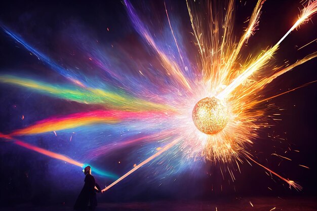 Magic Ball Magician Explosion der Magie