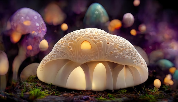 Magic Mushroom Hollow fondo místico