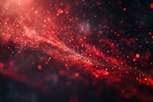 magische Partikel in roter Farbe mit dunklem Hintergrund perfekt für den Einsatz mit hochwertiger Überlagerung