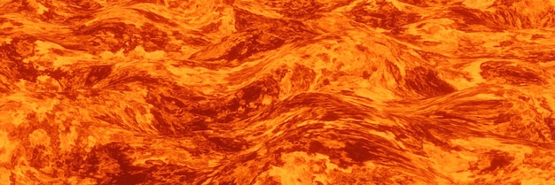 Magma volcánico de fondo de lava abstracta renderizada en 3D